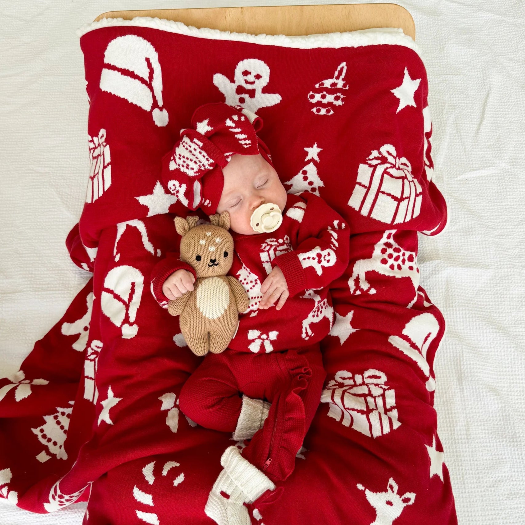 Knit Jumper - Heirloom Christmas Rudolph – Brooklyn & Bear