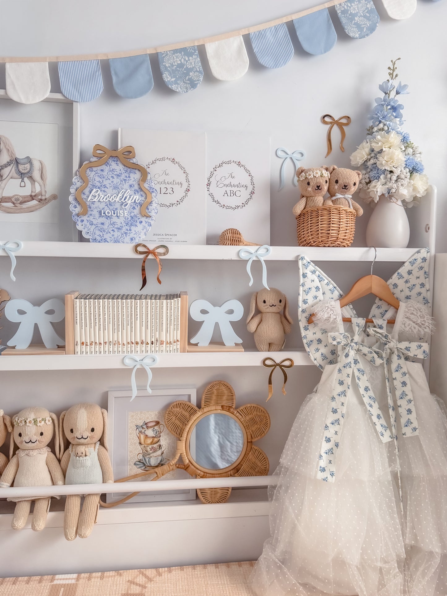 ACRYLIC BOW DECALS | Set of 5