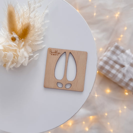 Reindeer Footprint Stencil