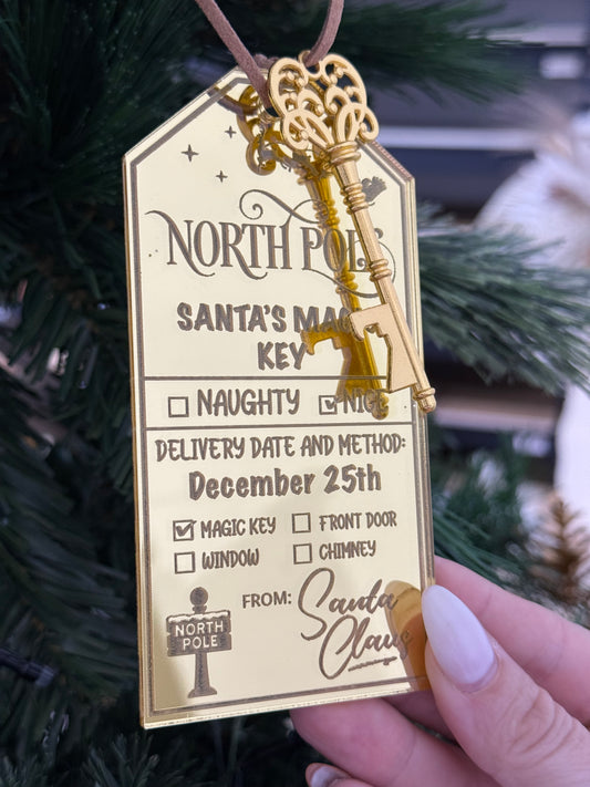 SANTA'S MAGIC KEY | Acrylic