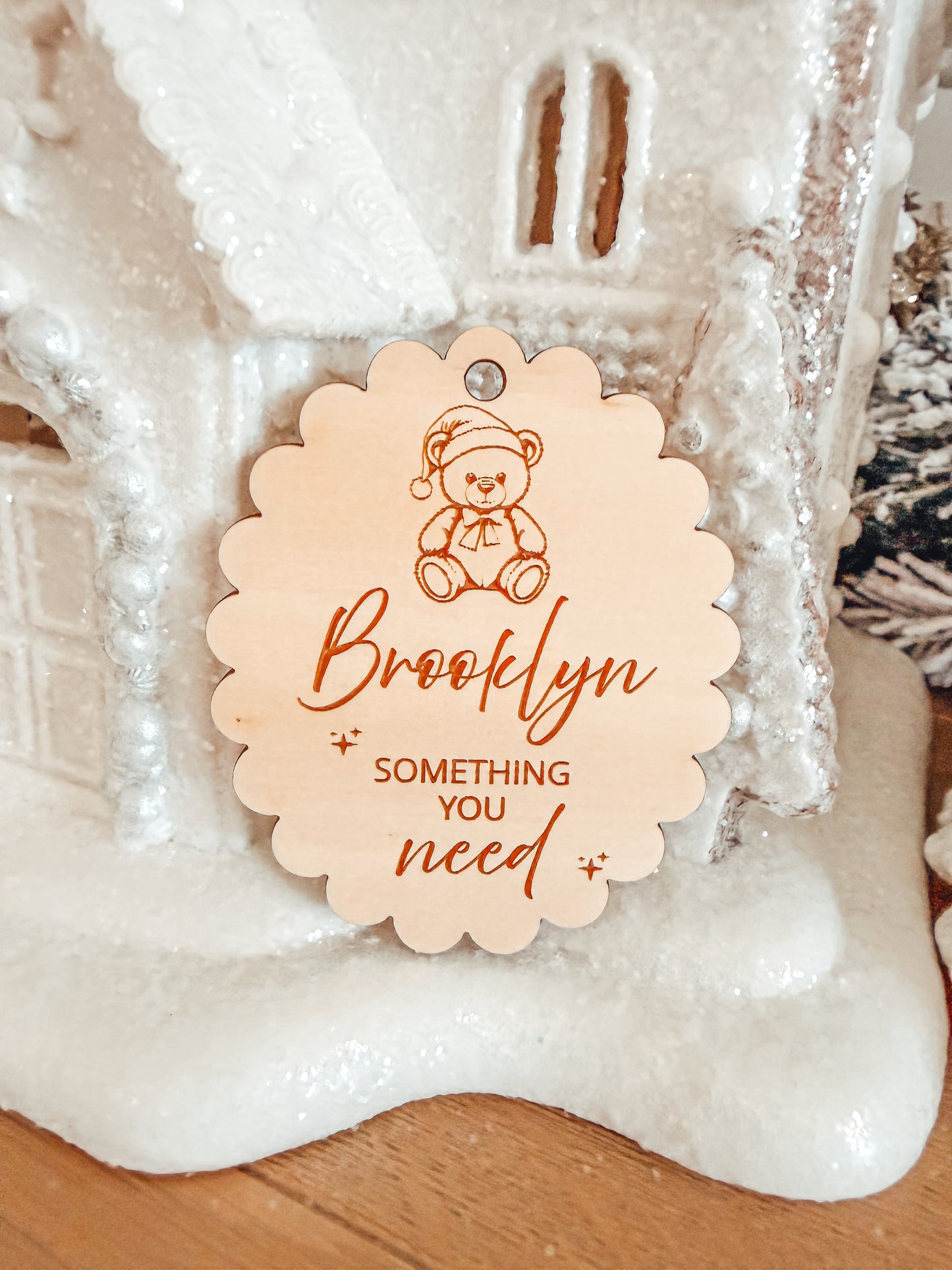 MINDFUL GIFT TAGS | SCALLOPED OVAL | Personalised