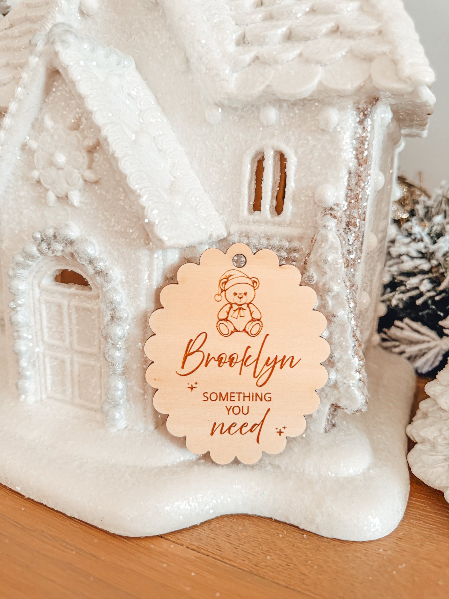 MINDFUL GIFT TAGS | SCALLOPED OVAL | Personalised