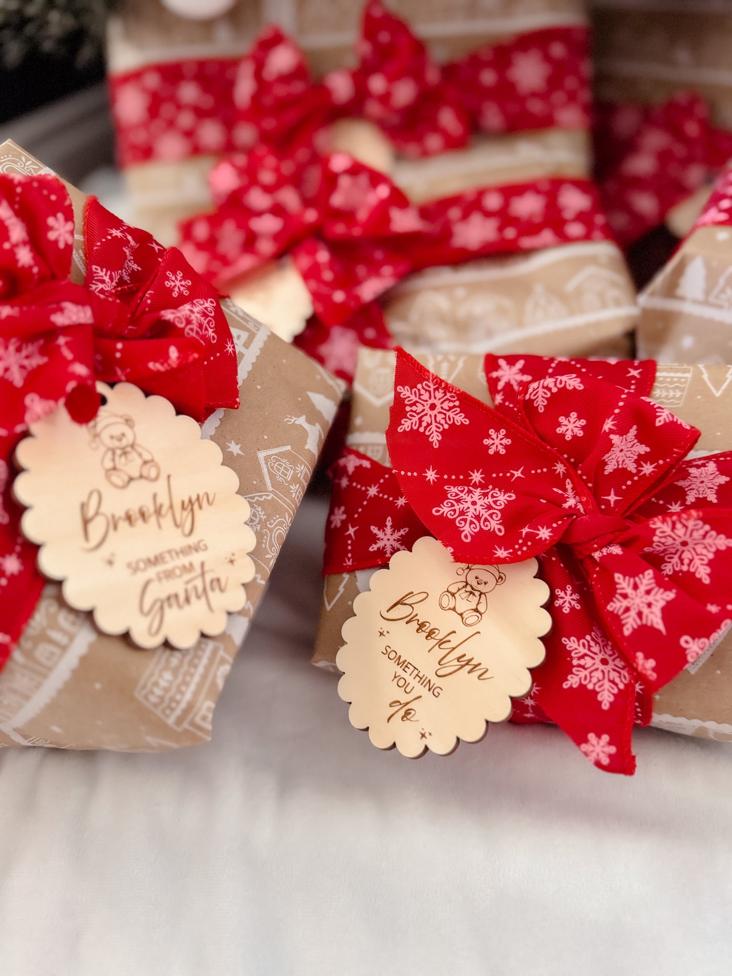 MINDFUL GIFT TAGS | SCALLOPED OVAL | Personalised