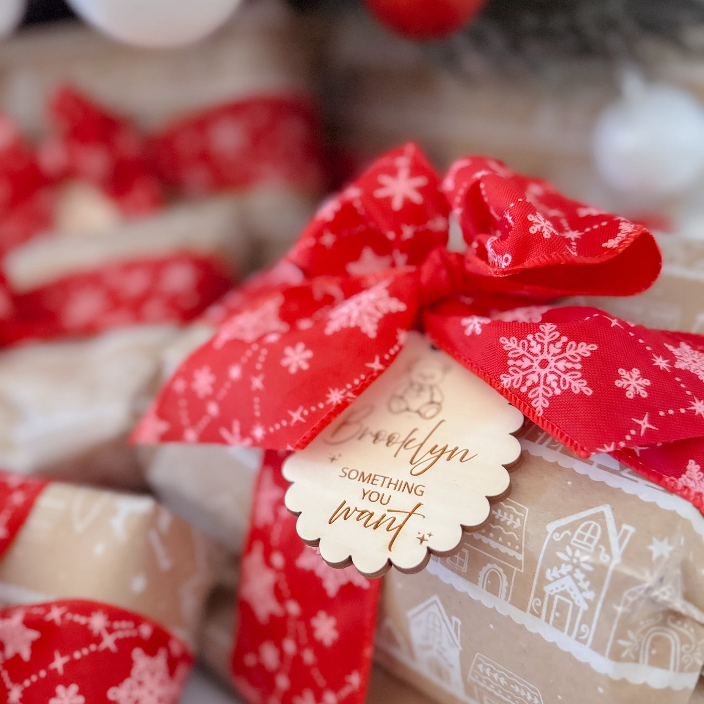 MINDFUL GIFT TAGS | SCALLOPED OVAL | Personalised