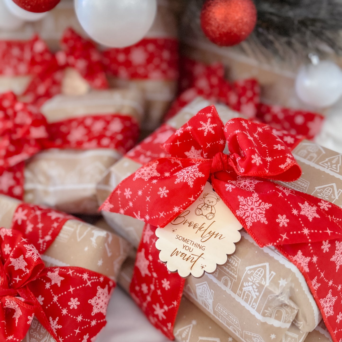 MINDFUL GIFT TAGS | SCALLOPED OVAL | Personalised