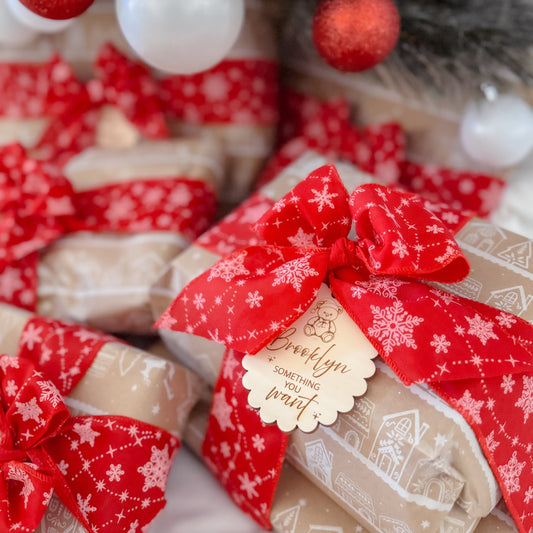 MINDFUL GIFT TAGS | SCALLOPED OVAL | Personalised