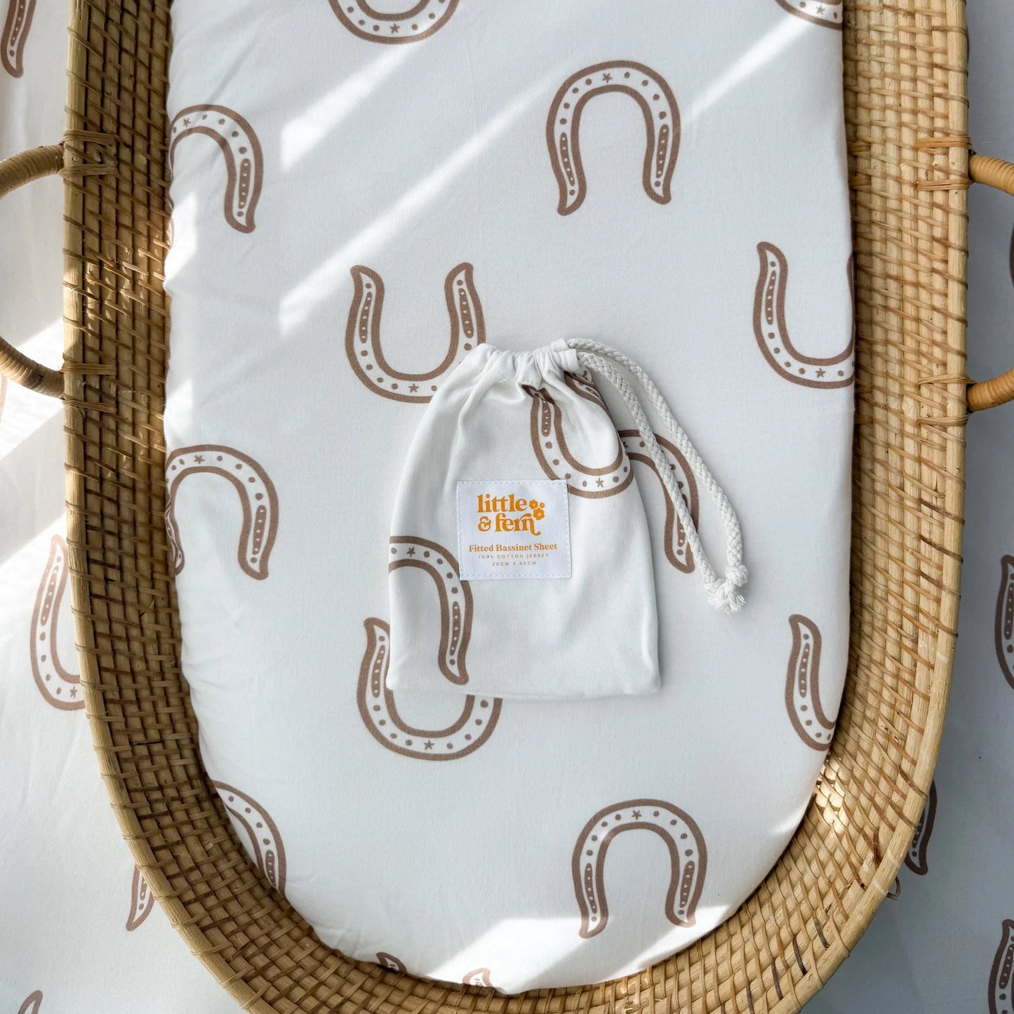 BASSINET SHEET | Western Horse Shoe