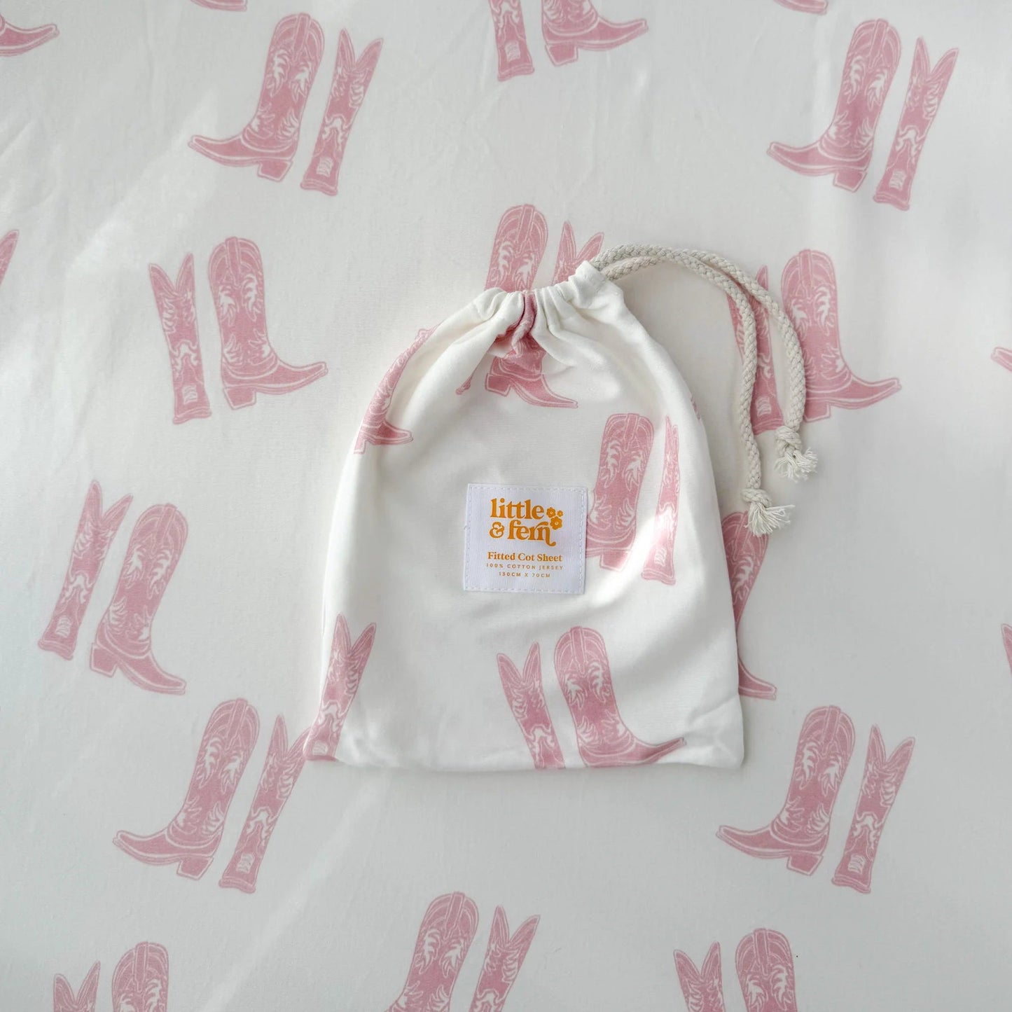 COT SHEET | Pink Cowgirl Boots