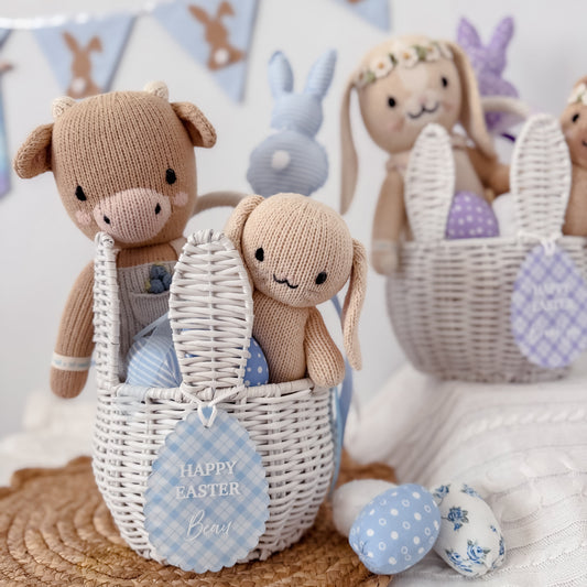 SCALLOPED EGG | Easter Basket Tag | UV Printed Acrylic