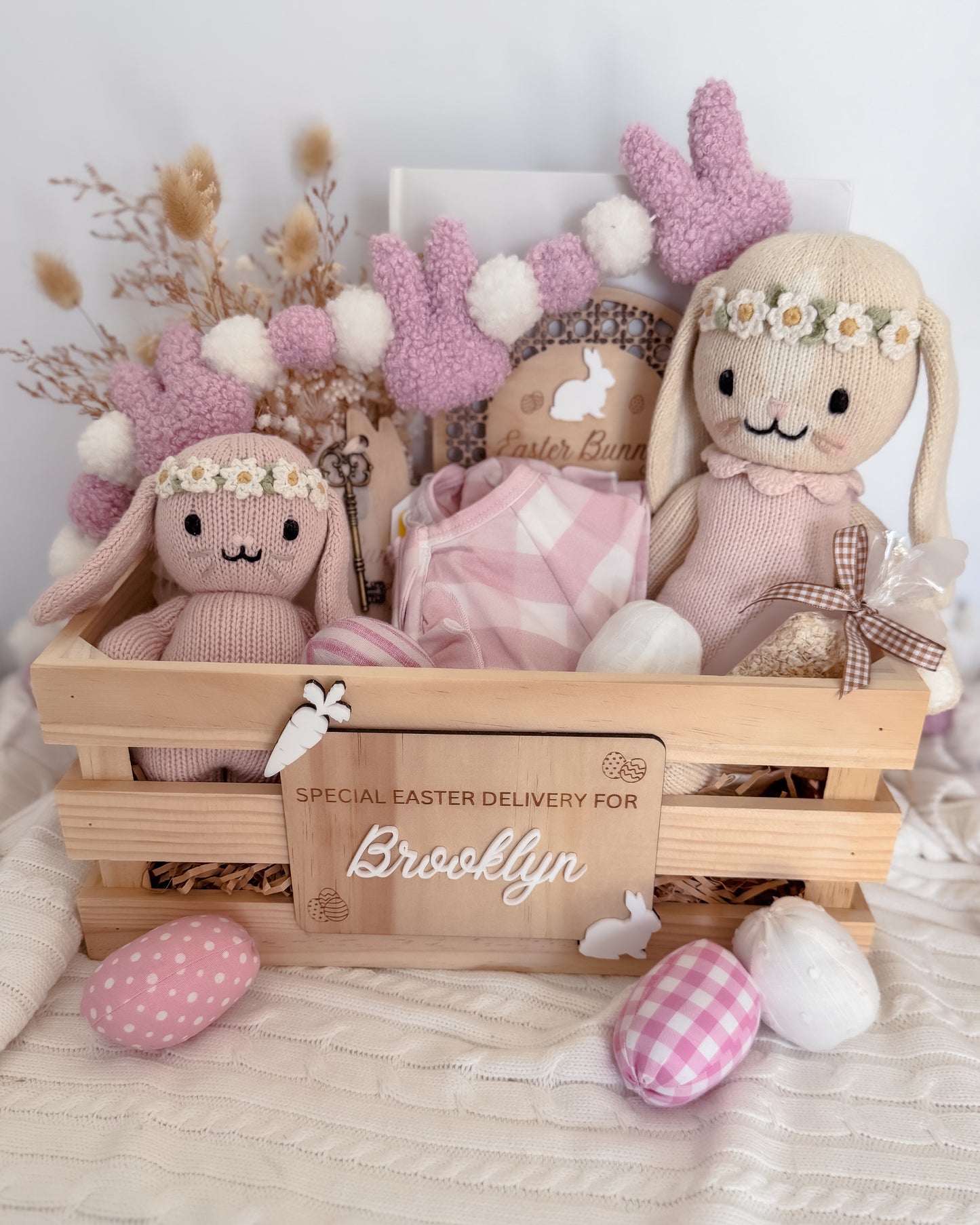 Easter Crate/Box Name Sign