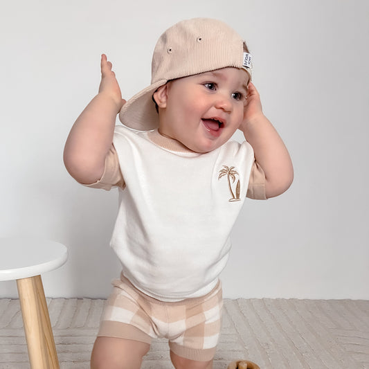 Corduroy Hat in Sand