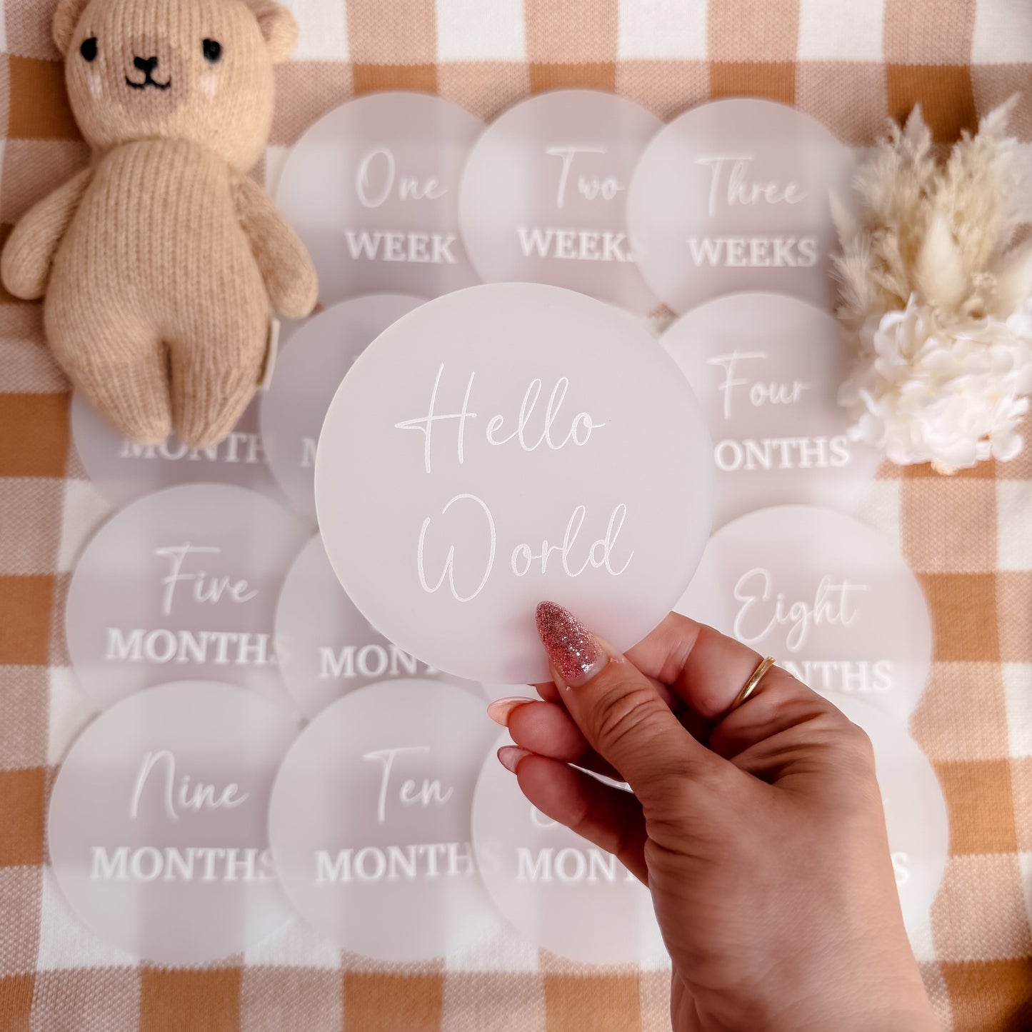 MILESTONE SET CIRCLE | Acrylic