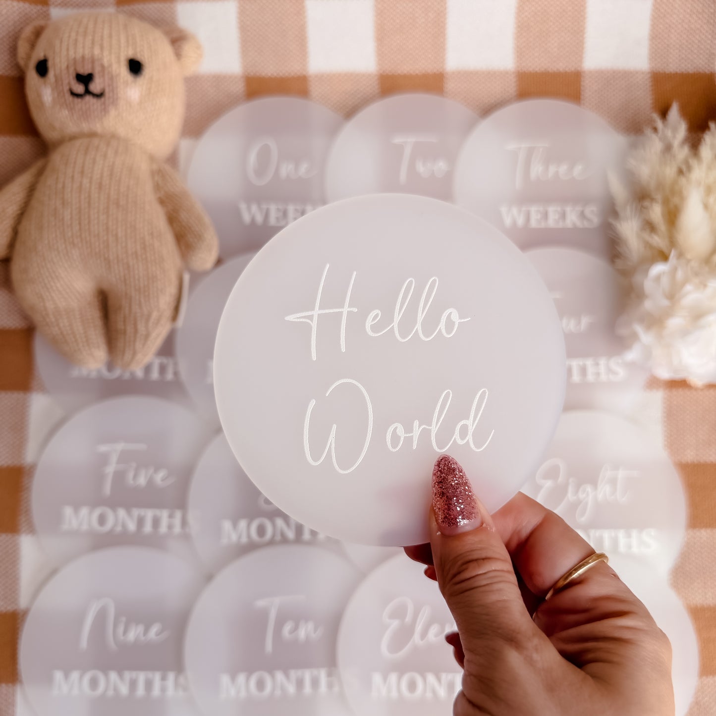 MILESTONE SET CIRCLE | Acrylic