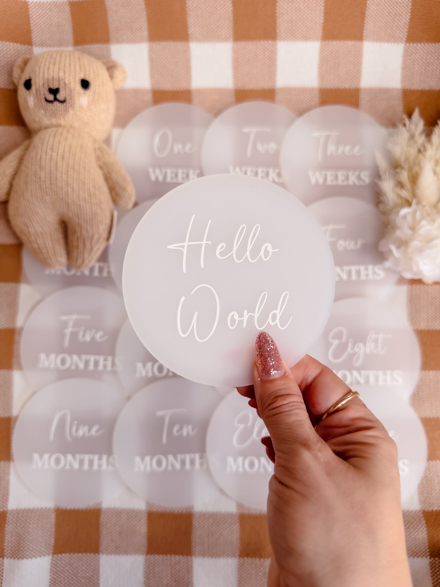 MILESTONE SET CIRCLE | Acrylic