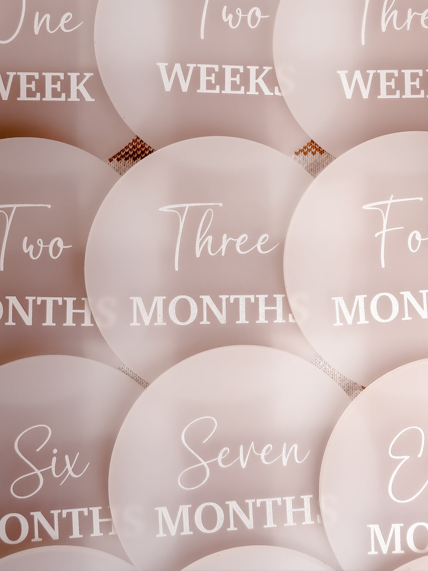 MILESTONE SET CIRCLE | Acrylic