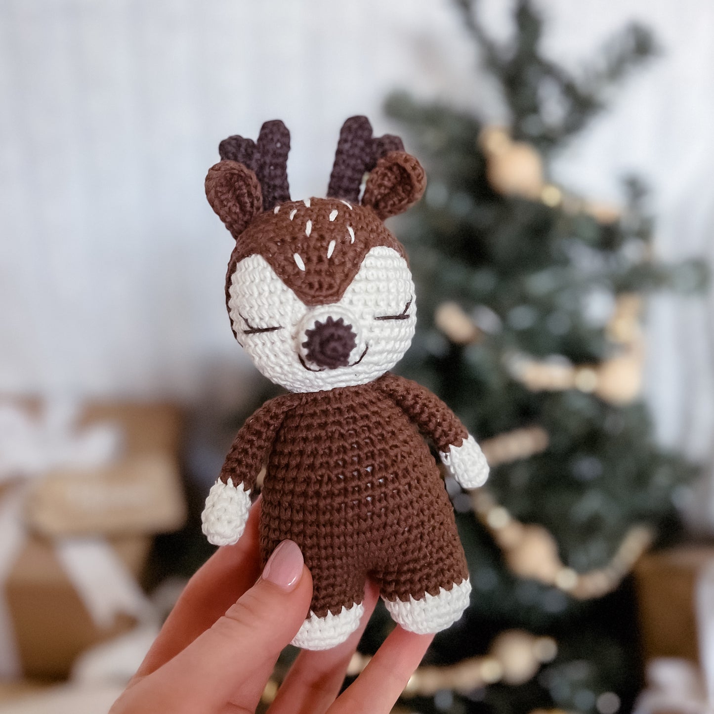 Reindeer Crochet Plush Toy