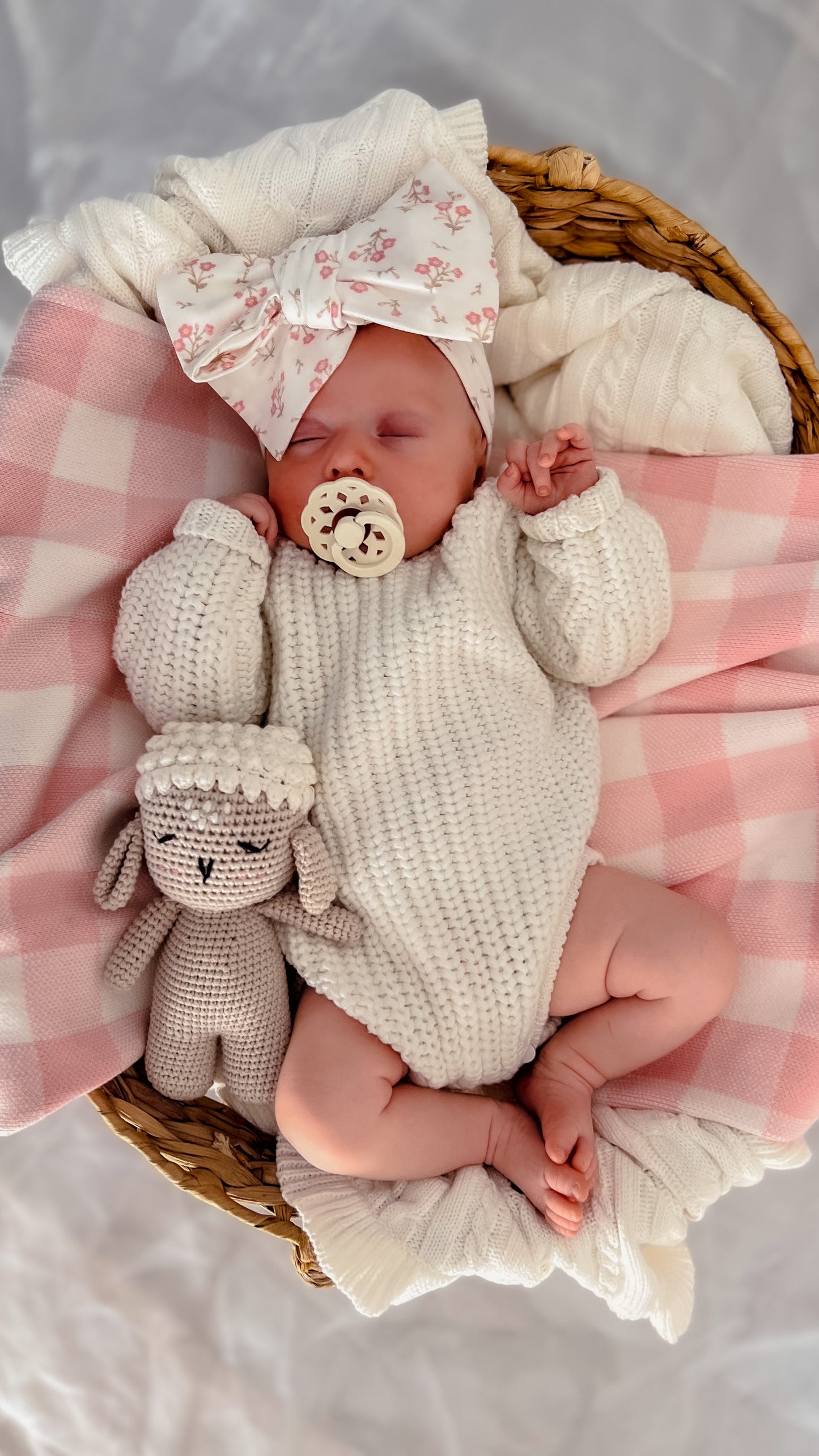 Chunky Knit Romper - Milk