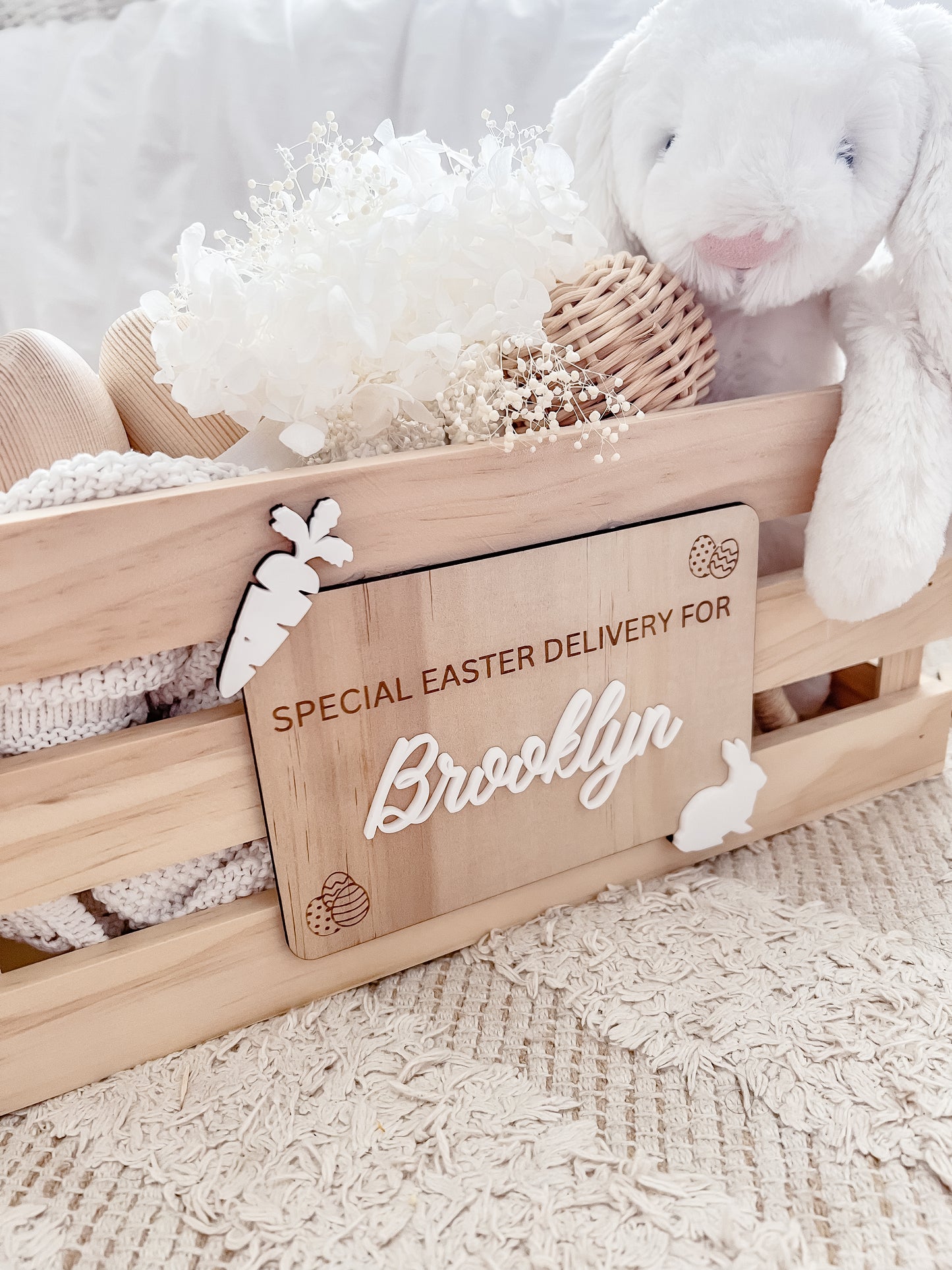 Easter Crate/Box Name Sign