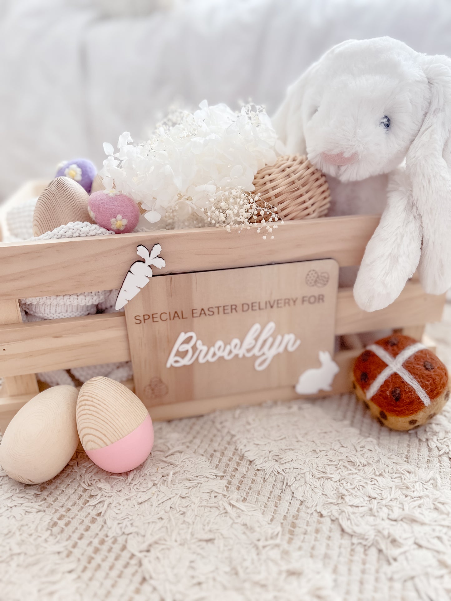 Easter Crate/Box Name Sign