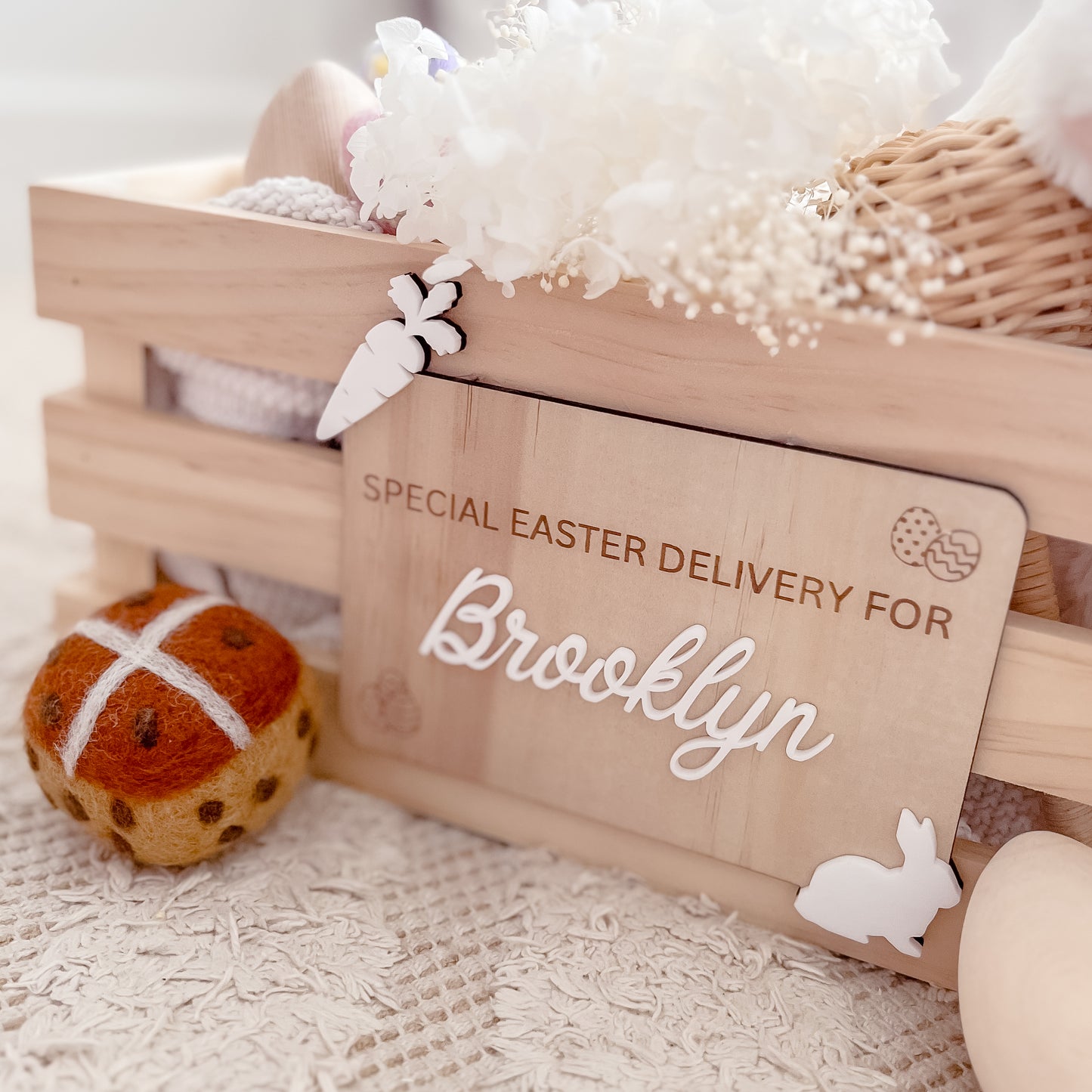Easter Crate/Box Name Sign