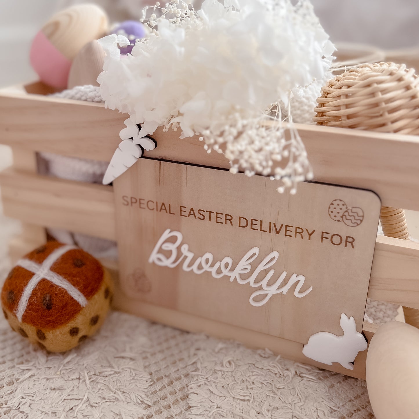 Easter Crate/Box Name Sign
