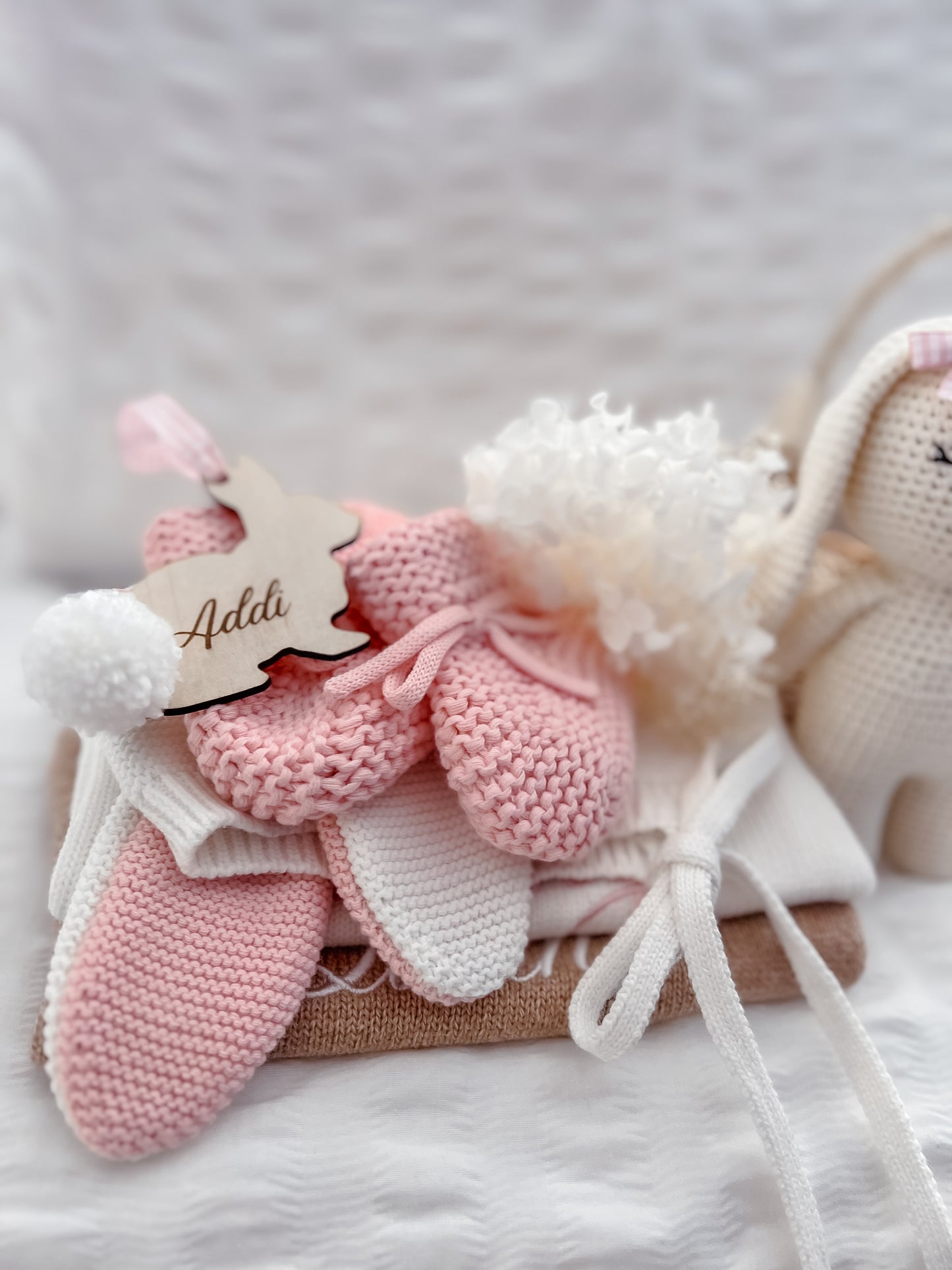 Crochet Booties - Baby Pink