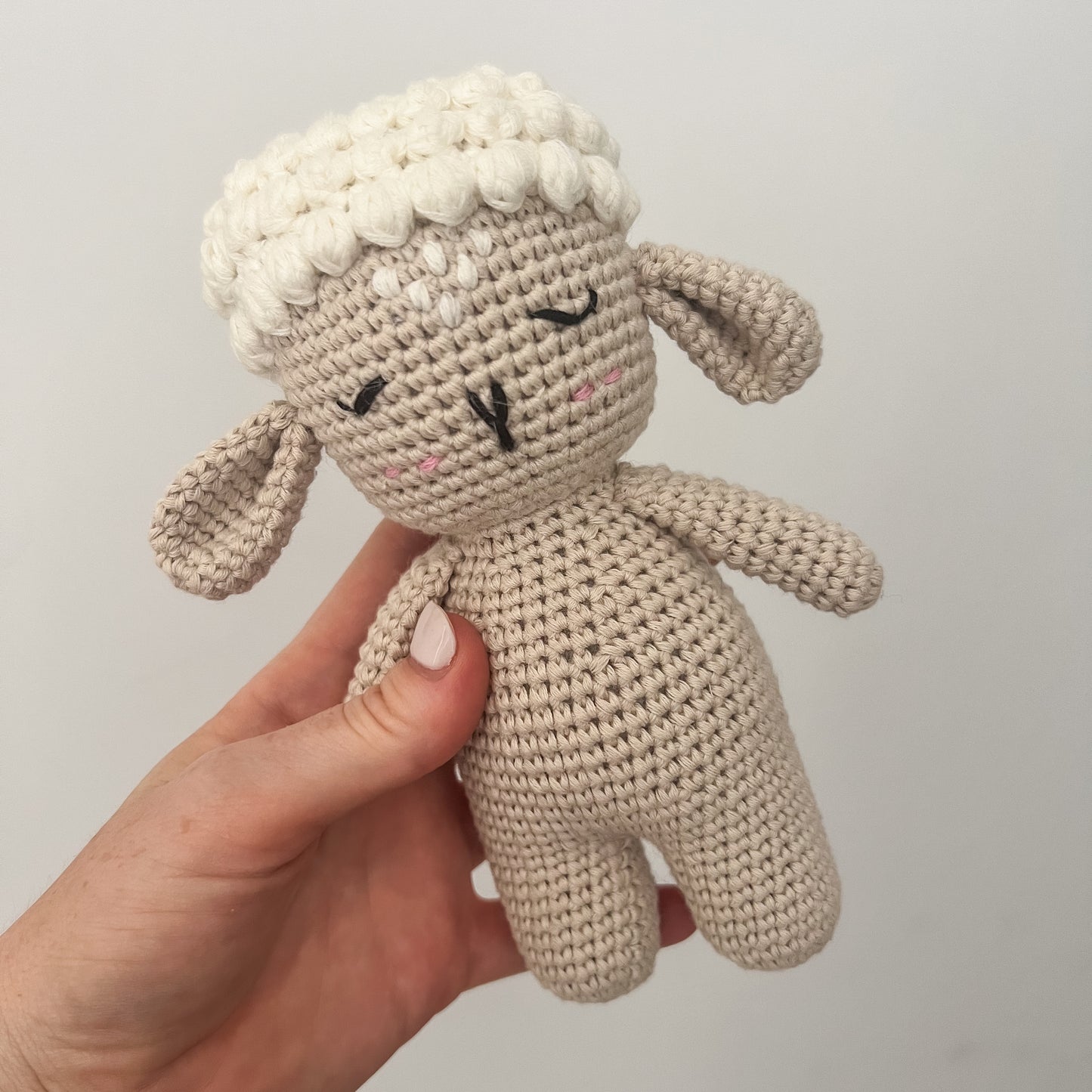Lola the Lamb Crochet Plush Pal