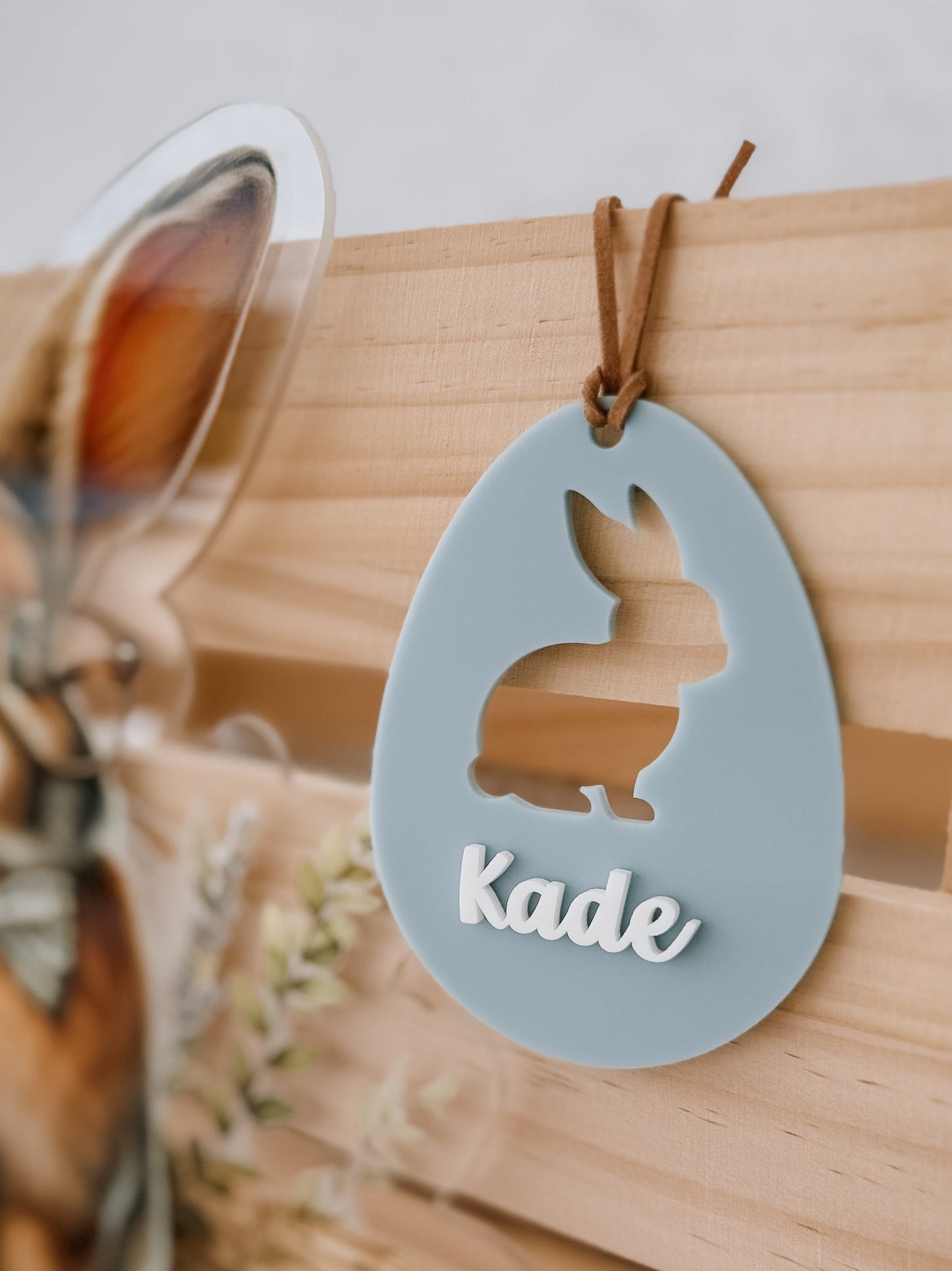 EASTER BASKET TAG | EGG | Personalised | Acrylic