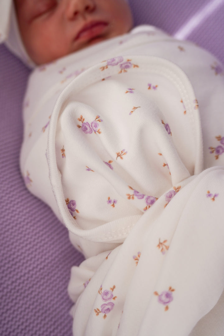 SWADDLE SET | Lilac Meadow