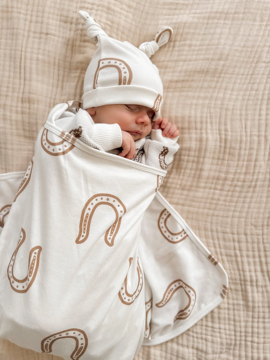 SWADDLE SET | Western Horse Shoe