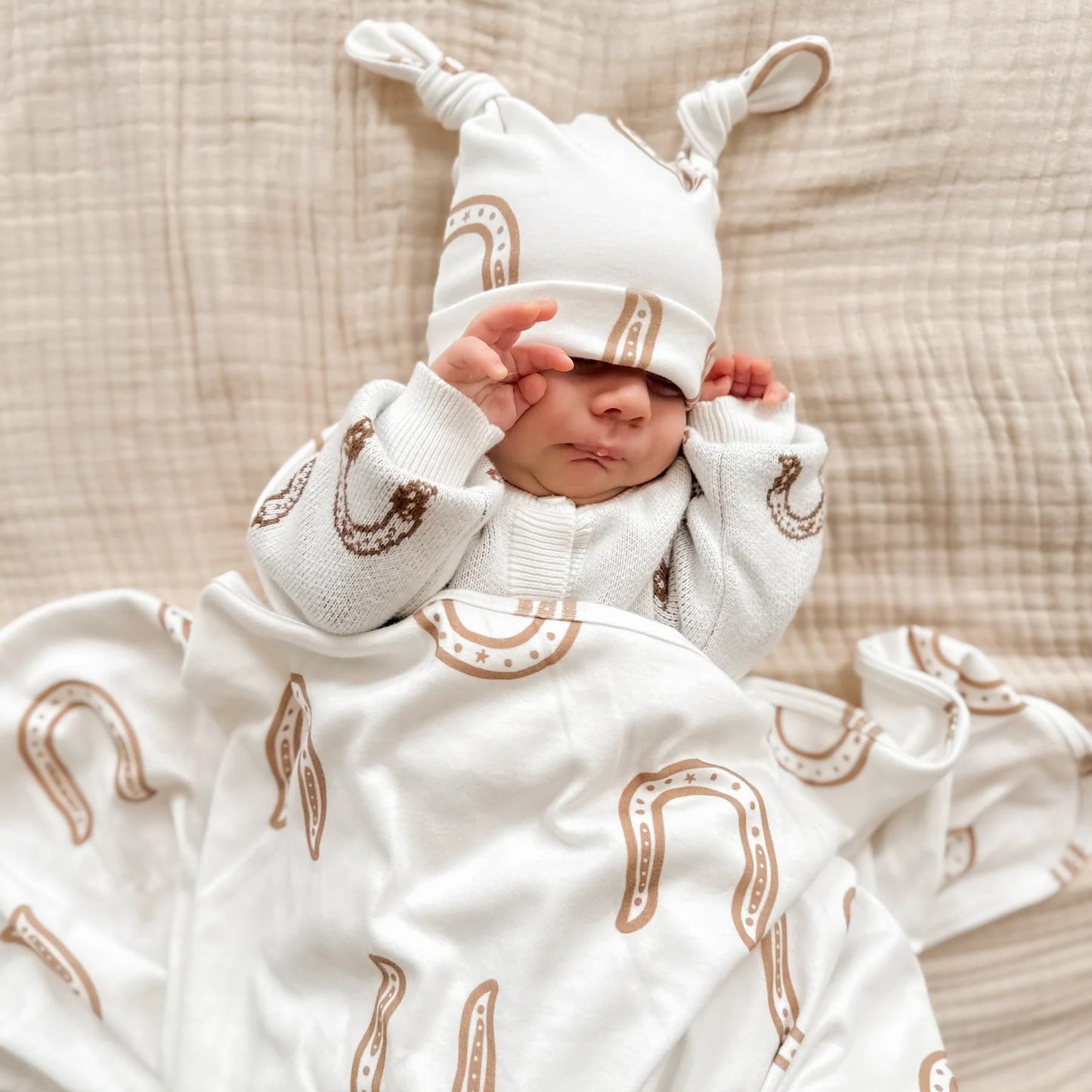 SWADDLE SET | Western Horse Shoe