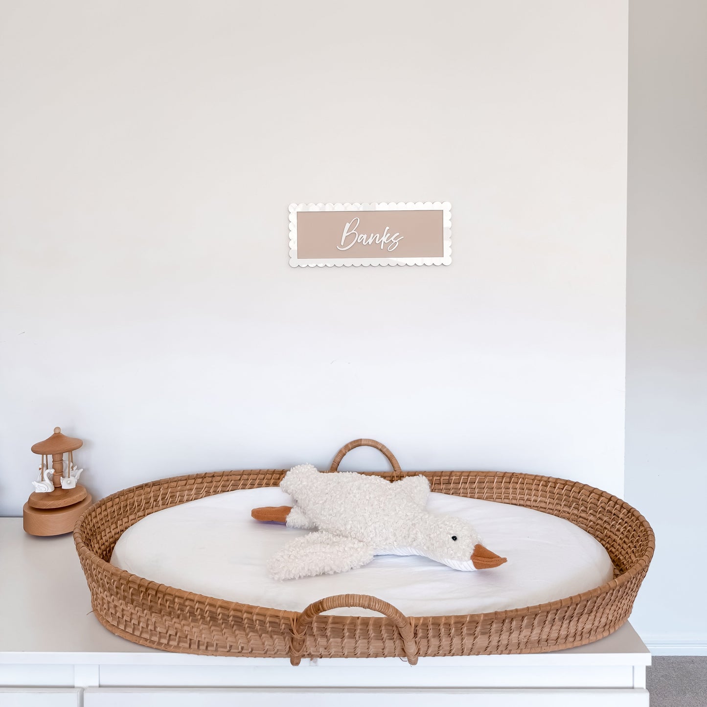 Scalloped Name Plaque | Personalised