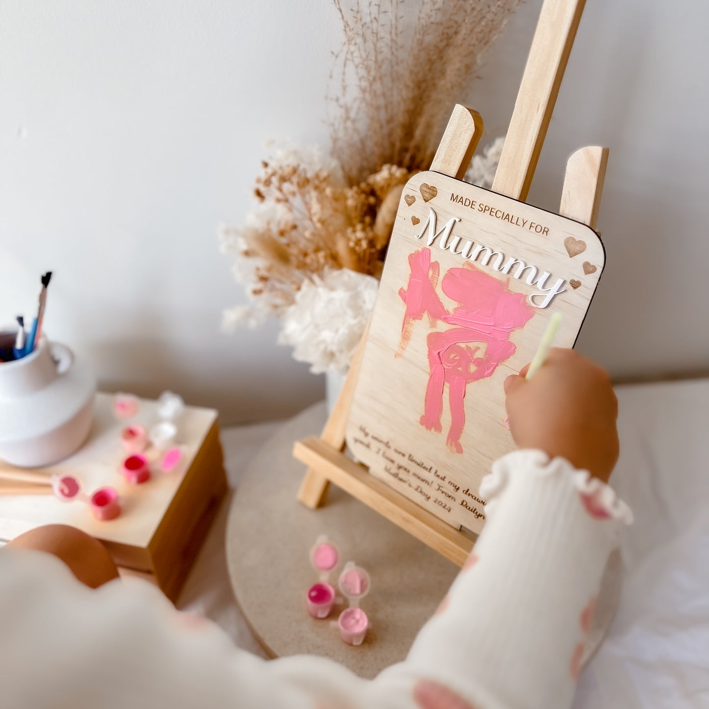 Paint your own Personalized Plaque w/stand