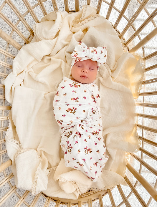Stretch Swaddle - Petal