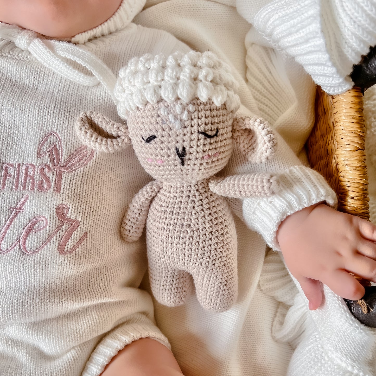 Lola the Lamb Crochet Plush Pal