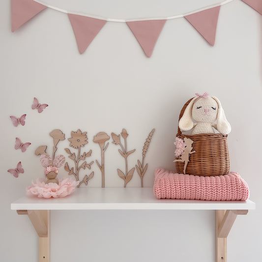 Wooden Wall Decors - Wildflowers