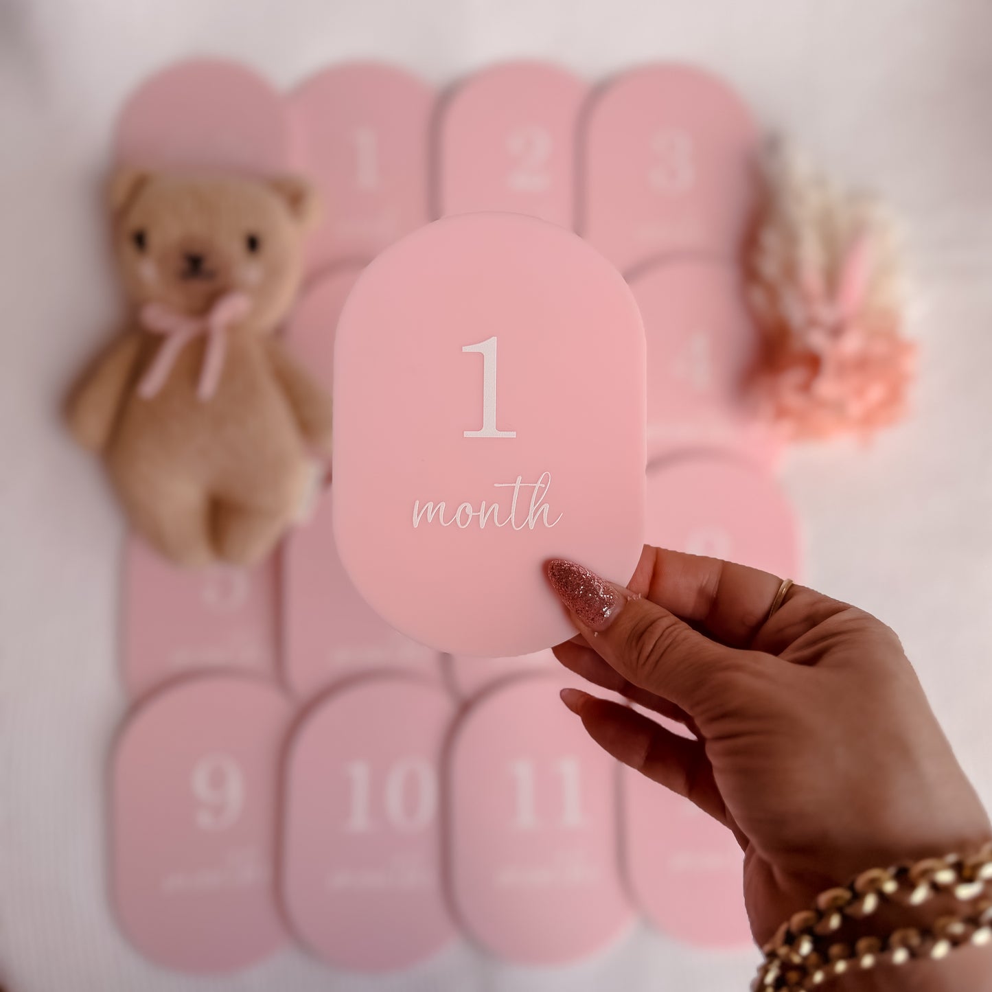 MILESTONE SET OVAL | Acrylic | UV Printed
