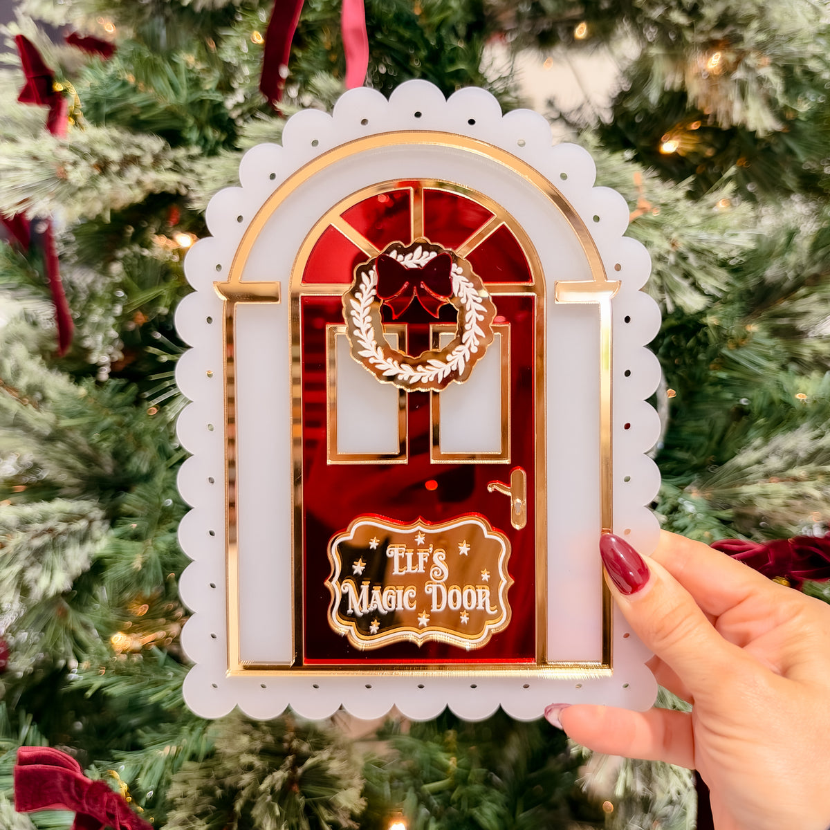 MAGIC ELF DOOR | Scalloped Arch | Acrylic