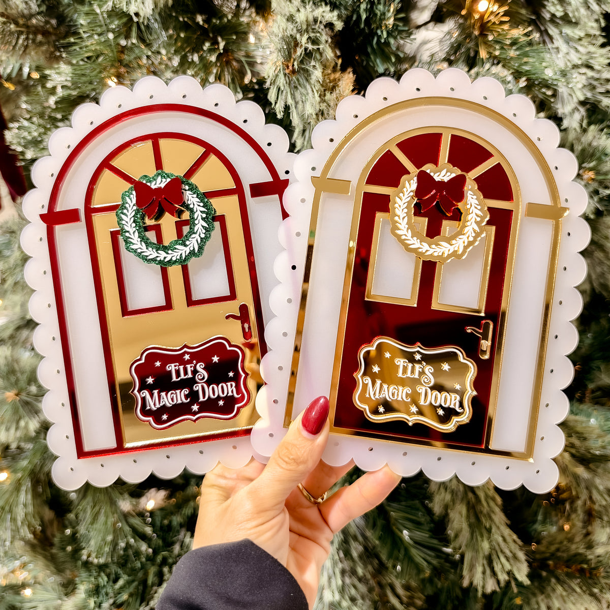 MAGIC ELF DOOR | Scalloped Arch | Acrylic