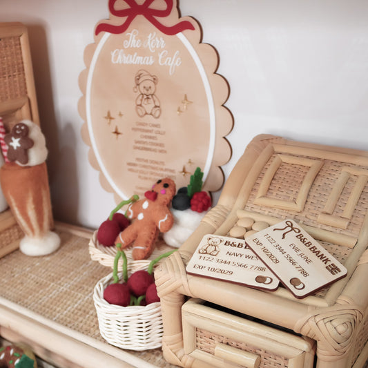 Wooden Play Bank Card - Personalised