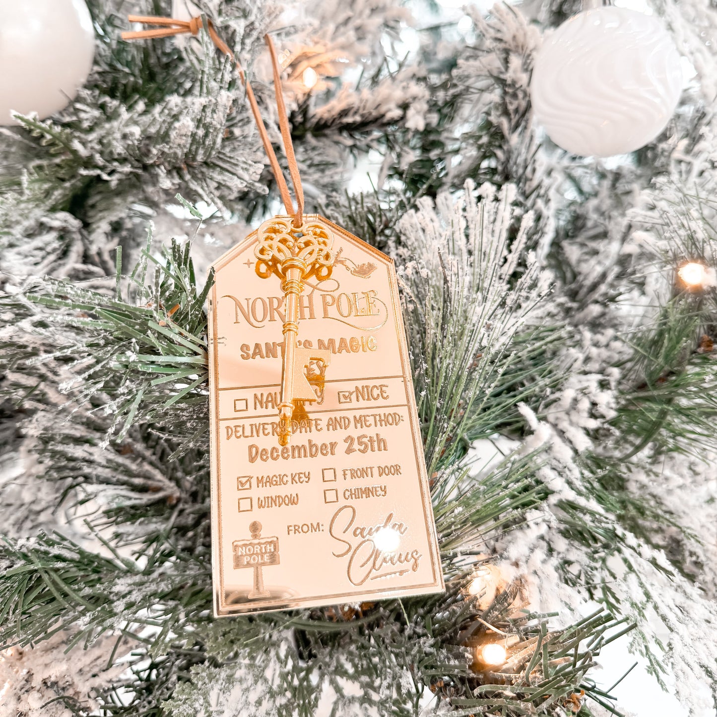 SANTA'S MAGIC KEY | Acrylic