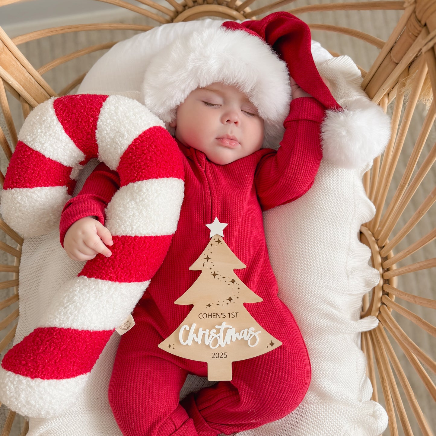 My First Christmas Plaque - Personalised