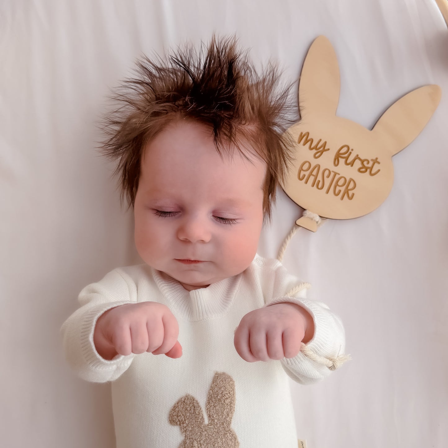 MY FIRST EASTER | Balloon Sign | Engraved Plywood