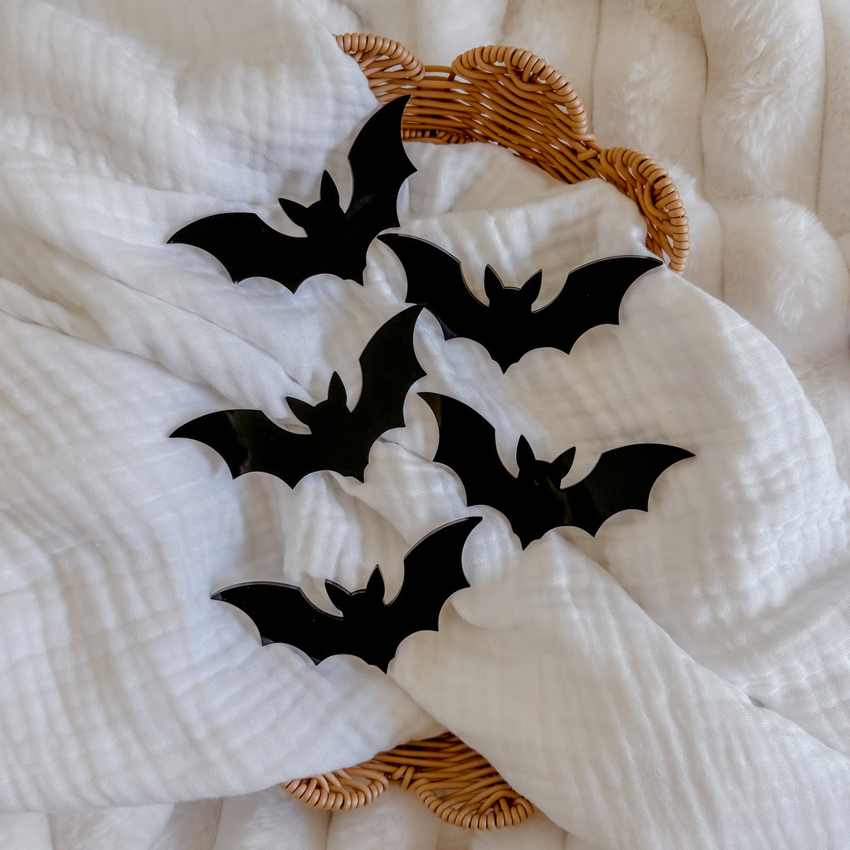 HALLOWEEN BAT DECALS | Set of 5