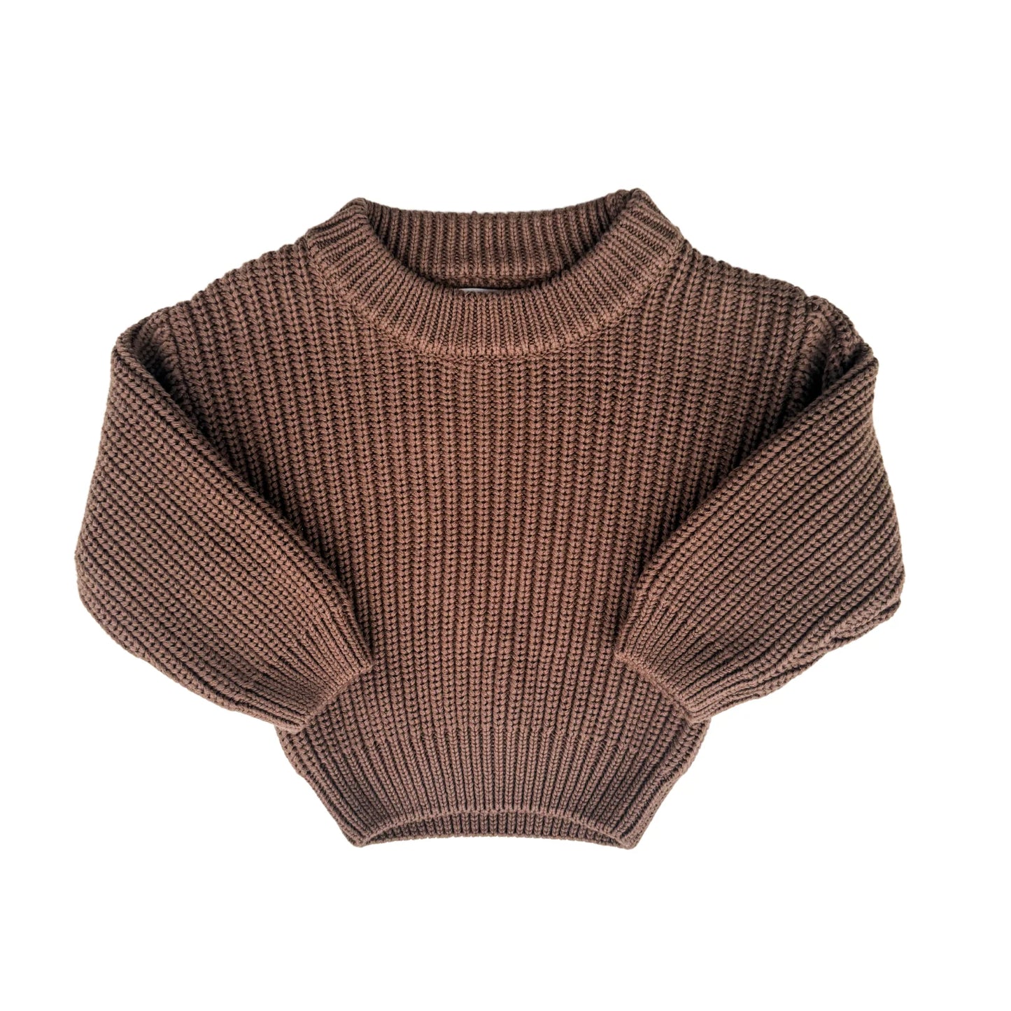 CHUNKY KNIT JUMPER | Chocolate