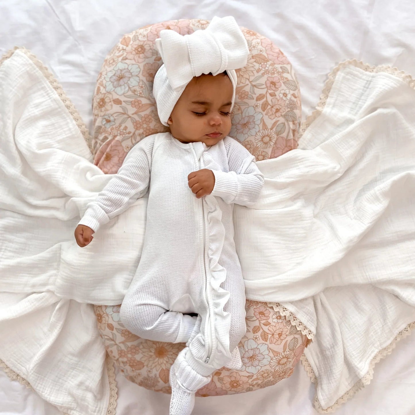 BASSINET SHEET | Pastel Bloom