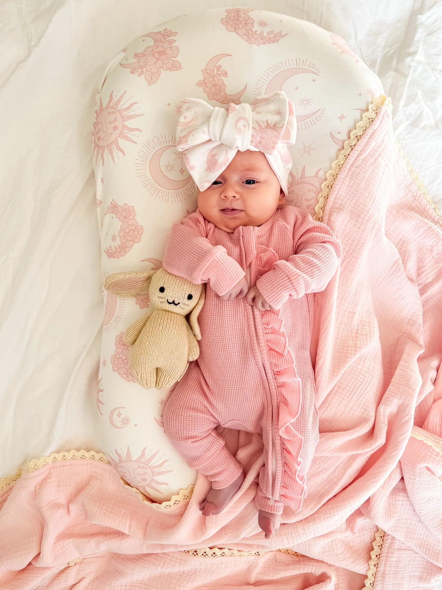 BASSINET SHEET | Celestial Pink