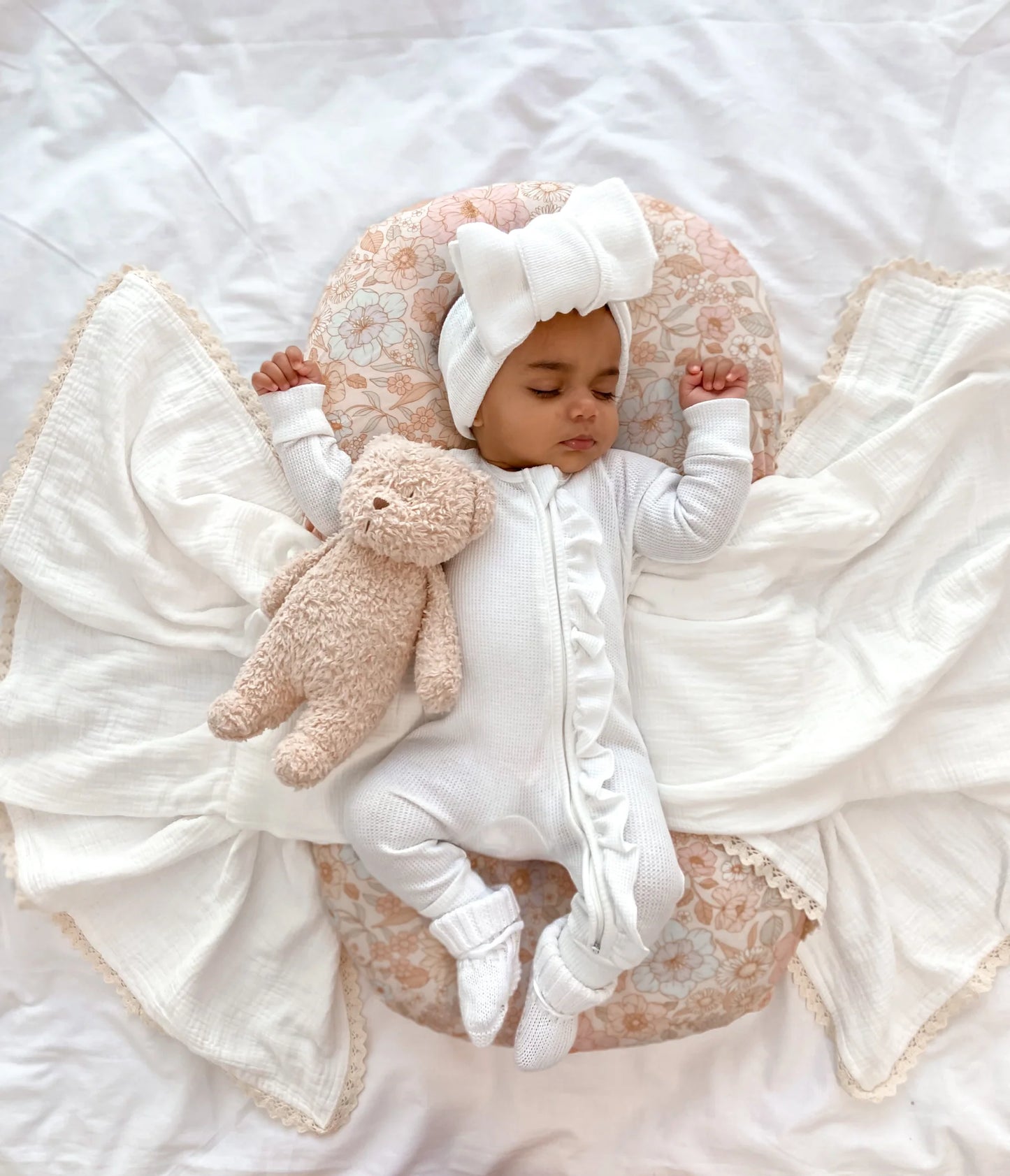 FRILL ZIP ROMPER | Milk Waffle