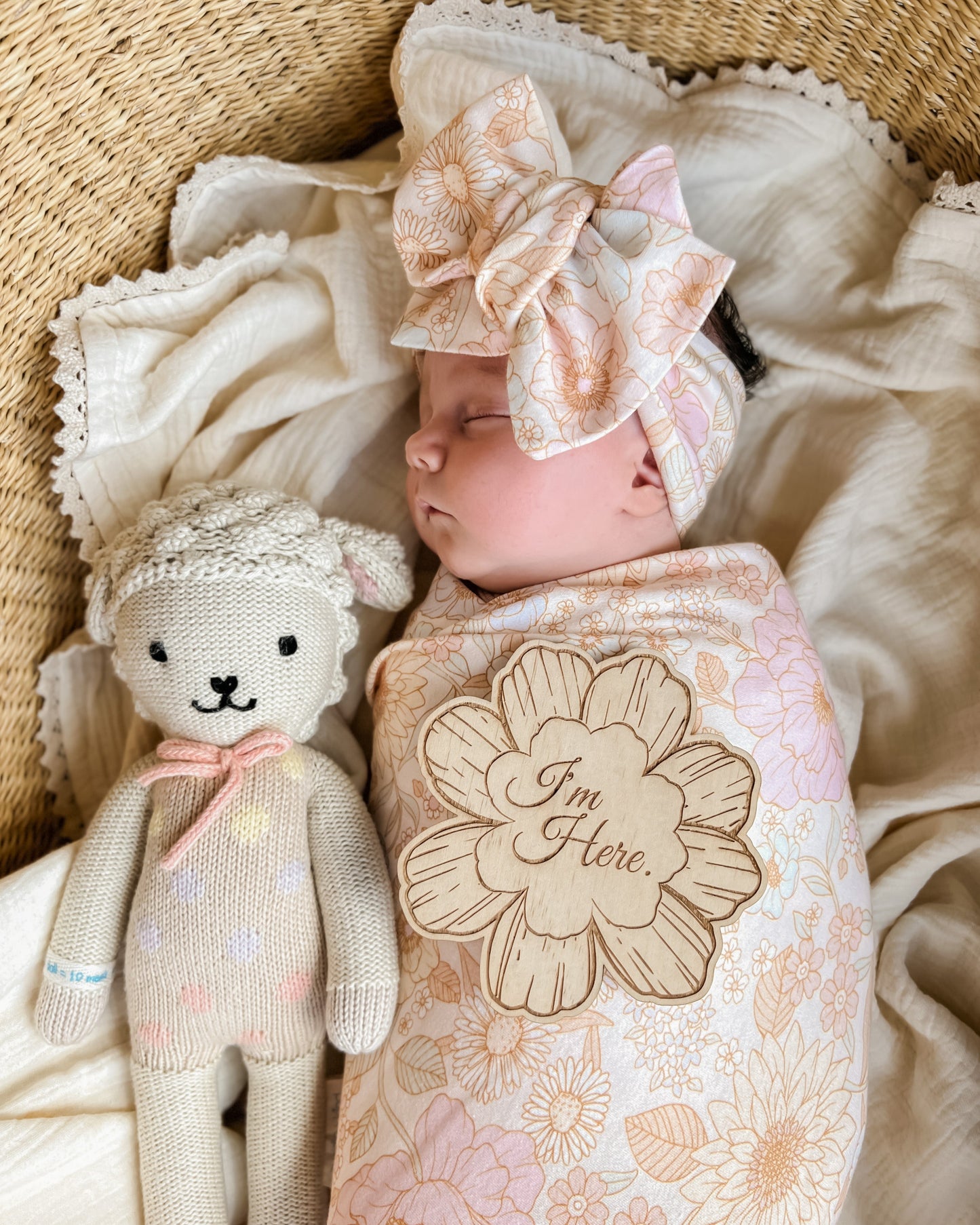 SWADDLE SET | Pastel Bloom
