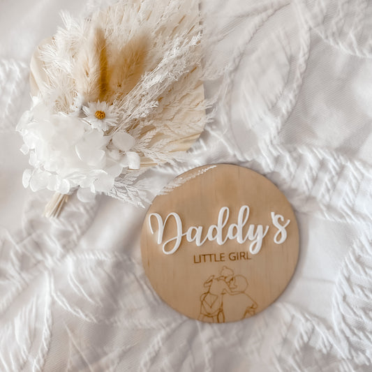 Wooden "Daddy's Little Girl" Plaque